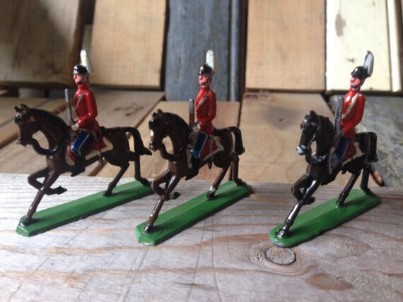 Schneider 3x tin soldiers Germany 1970 - Image 3