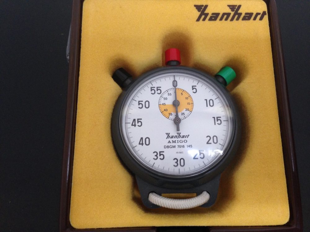 Stopwatch Hanhart Amigo 1974 Germany Vintage Man Stuff