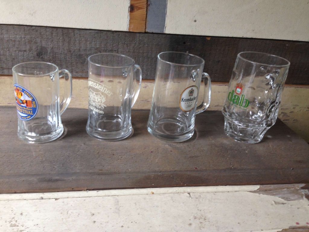 Anchor Tankard Beer Mugs - Set of 4