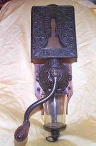 Pre 1920 wall mounted coffee grinder