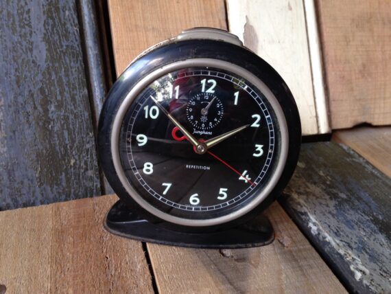 Junghans repetition alarm clock 1950 Germany - Image 6