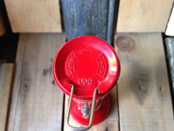 Artas Focus red metal flashlight 1970 Germany - Image 2