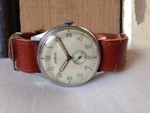 Stabila handwind 1940 watch Germany - Image 4