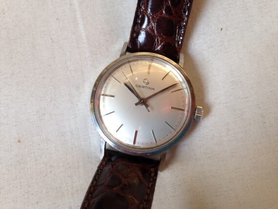 Certina hanwind steel 1960 Switzerland - Image 3