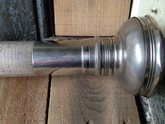 Steel Steamship flashlight Hong Kong 1950 - Image 2