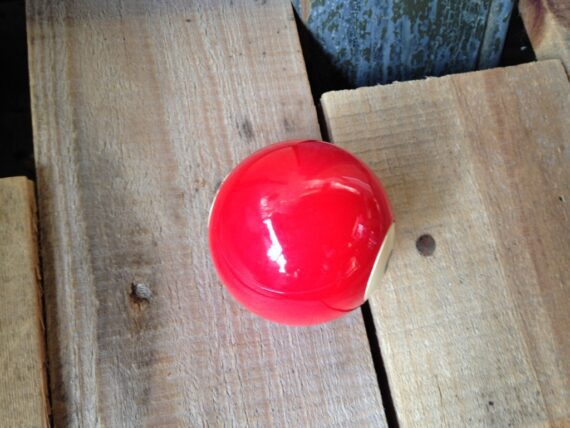 Table lighter red pool ball 1980 - Image 6