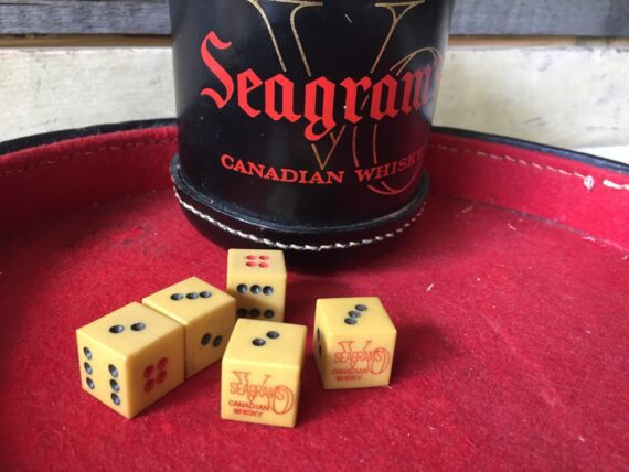 Seagram's VO craps dice set 1970 - Image 6