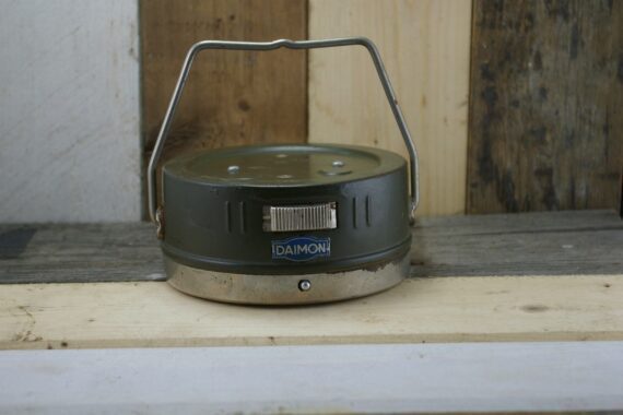 Damion flashlight round KL Army green 1970 - Image 5