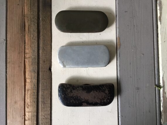 3 pairs of glasses with case 1950 silver - Image 6