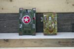 Tin plate toy 2x tanks mechanical 1960 Japan - Image 5