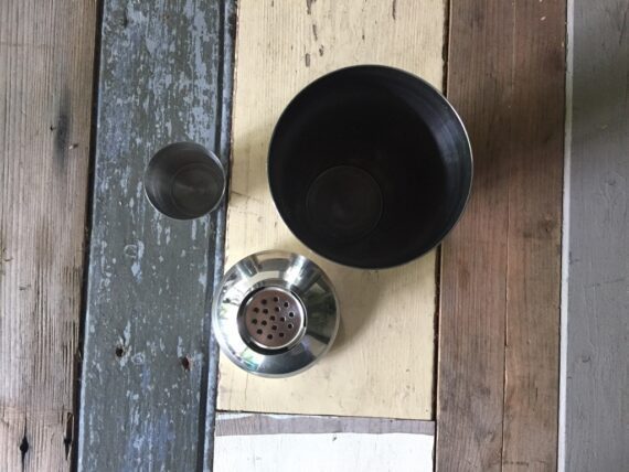 Cocktail shaker KH 1970 stainless steel Hong Kong - Image 4