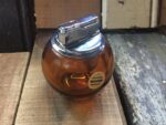 Bruckmann amber table lighter glass 1970 Germany - Image 4