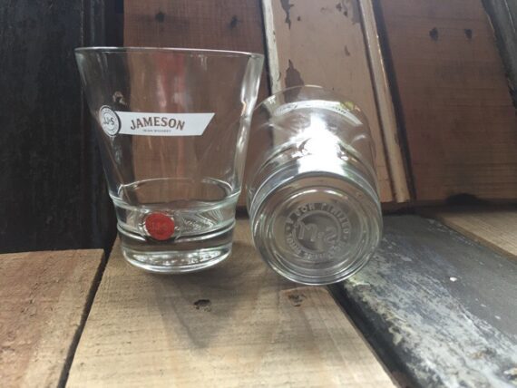 Set of 2 Jameson Whiskey glasses 1990 Ireland - Image 3