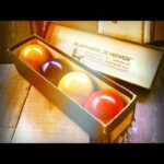 Set of 4 billiard balls 50mm Holland 1950