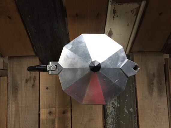 Verna 12 cup huge stove top Moka pot Italy 1980 percolator - Image 5