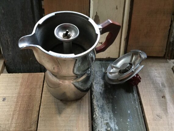 Caffexpress OMG 6 cup stove top Moka pot Italy 1950 - Image 5