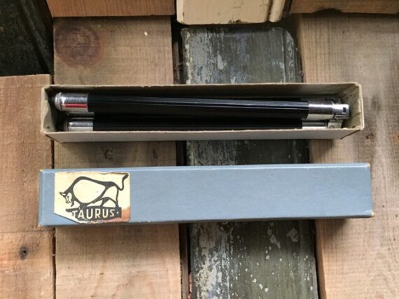 Taurus vintage camera tripod in box Germany 1960 - Image 4