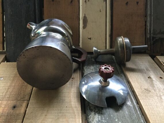 Caffexpress OMG 6 cup stove top Moka pot Italy 1950 - Image 7