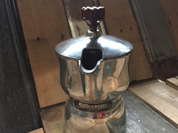 Caffexpress OMG 6 cup stove top Moka pot Italy 1950 - Image 3