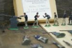 Wollner group of toy soldiers 25mm flats Austria 1910 - Image 3