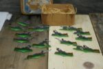 Heinrichsen group of toy soldiers 30mm flats Germany 1940 box - Image 3