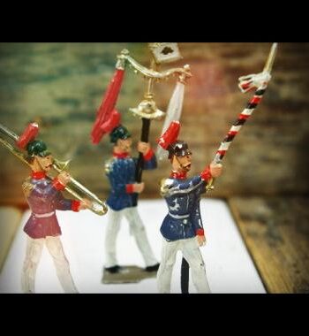 Haffner toy Model soldiers 47mm semi flat Germany 1980