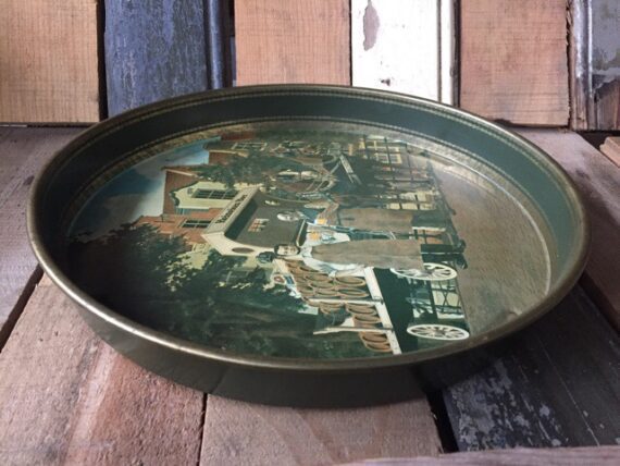 Heineken serving waiter tray tin beer 1970 Holland - Image 5