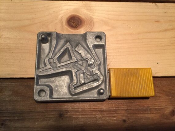 Meisterzinn mold 1105 musketeer kneeling firing 40mm Germany 1970 - Image 4