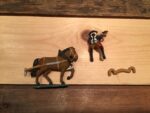 Meisterzinn mold 1006 large pulling horse rider 40mm Germany 1970 - Image 7