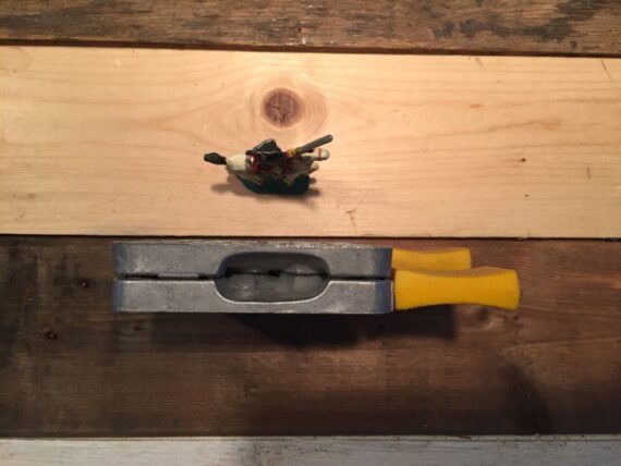 Meisterzinn mould 1002 large officer on horseback 40mm 1970 Germany - Image 6