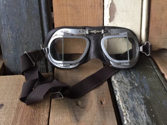 Drivers Goggles Halcyon BS4110 motorcycle Man Tool 1990 England - Image 2