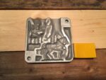 Meisterzinn mold 1006 large pulling horse rider 40mm Germany 1970 - Image 4