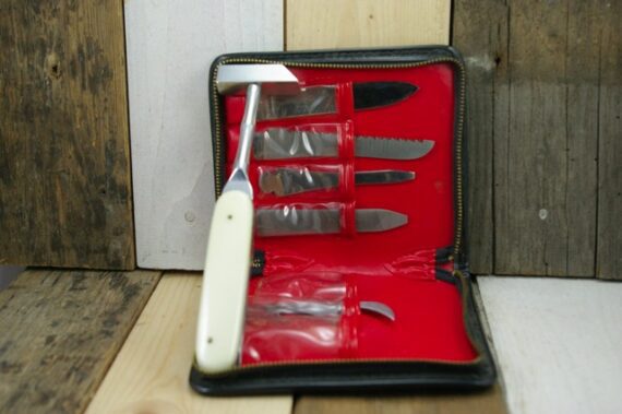 Multi tool set travel knife handle man tool 1960 Japan - Image 5