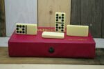 Double 9 Dominos set Cardinal 55 pieces 1960 USA - Image 4