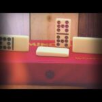 Double 9 Dominos set Cardinal 55 pieces 1960 USA