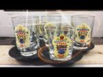 Vodka Bols 7 shot tray 1980 Holland