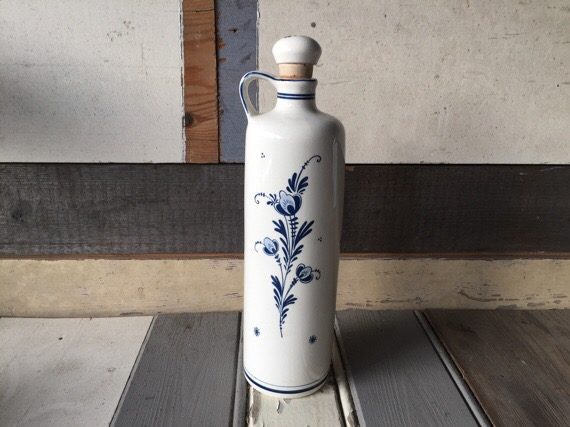 Bols Delfts Blue Spirit bottle 1liter Holland 1980 - Image 5