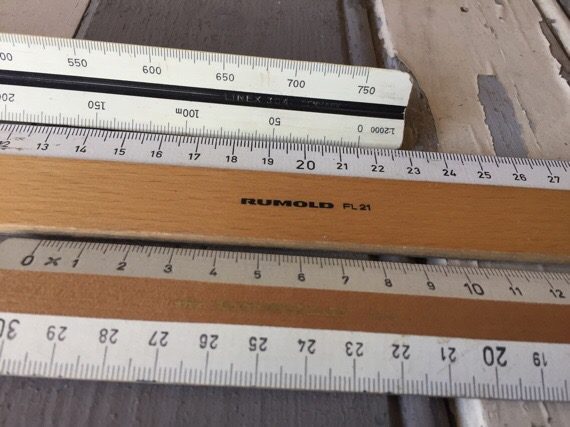 Rumold Linex measuring tools 3x ca. 1950 Denmark Germany - Image 4