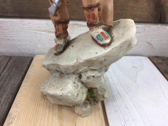 Large Castagna Indian Chief model 21cm solid resin Italy 1996 - Image 4