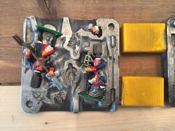 Meisterzinn mold 1330 double gun crew Germany 1980 - Image 5