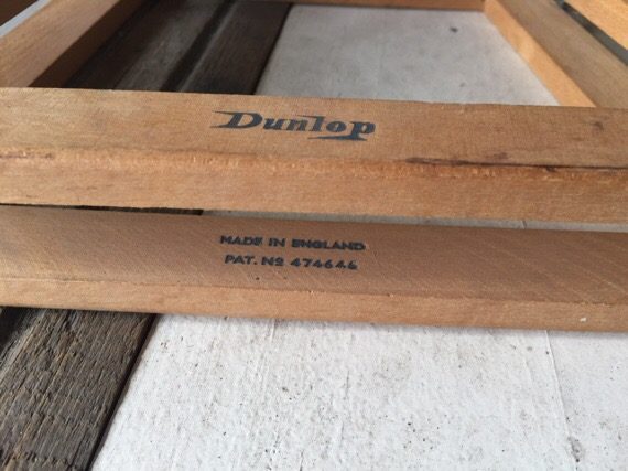 Dunlop Britannic wooden tennis racket 1970 England - Image 5