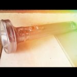 555 Flashlight tin chrome 1950 China