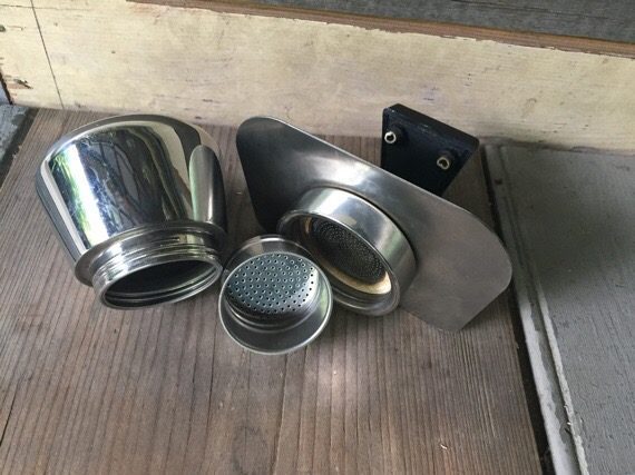 GB stainless steel Percolator 2 cup Italy 1980 - Image 3