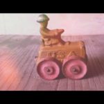 Barclay army tractor toy model  54mm hollow cast 1940 USA