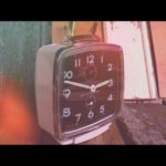 Seiko Corona Repeater white steel alarm clock 1960 Japan