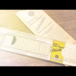 General Electric radio signal calculator Slide rule 1952 USA