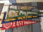 Pennants set of 4 large felt flags 1960 USA - Image 5