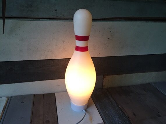 Bowling pin lamp light life size 1990 Argentina - Image 2