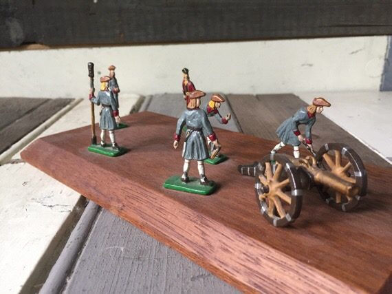 Toy model canon crew 40mm semi solid Germany 1990 - Image 3