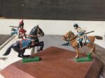Toy Model horseback fighters 40mm semi solid France 1990 - Image 3
